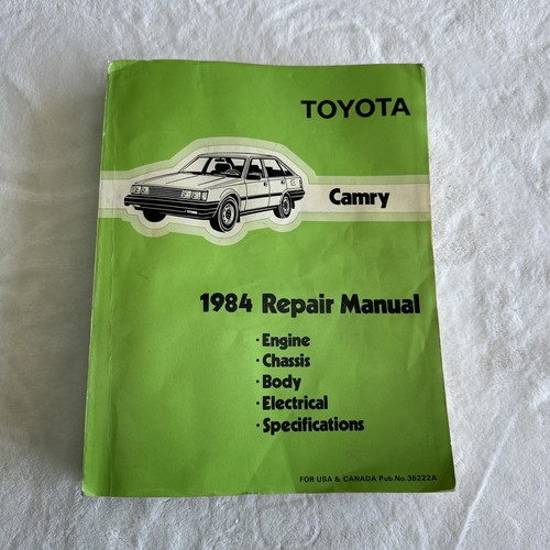 1984 toyota camry shop - toyota,
