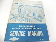 1972 Chevrolet Factory 10-30