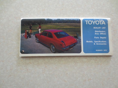 1972 toyota car range - 1972,