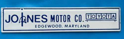 Jones motor vtg toyota - co.,