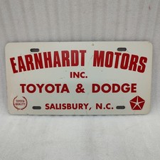 VTG Booster License Plate