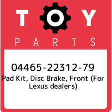 04465-22312-79 Toyota Pad kit